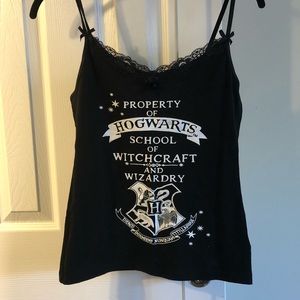 Hogwarts pajama tank top